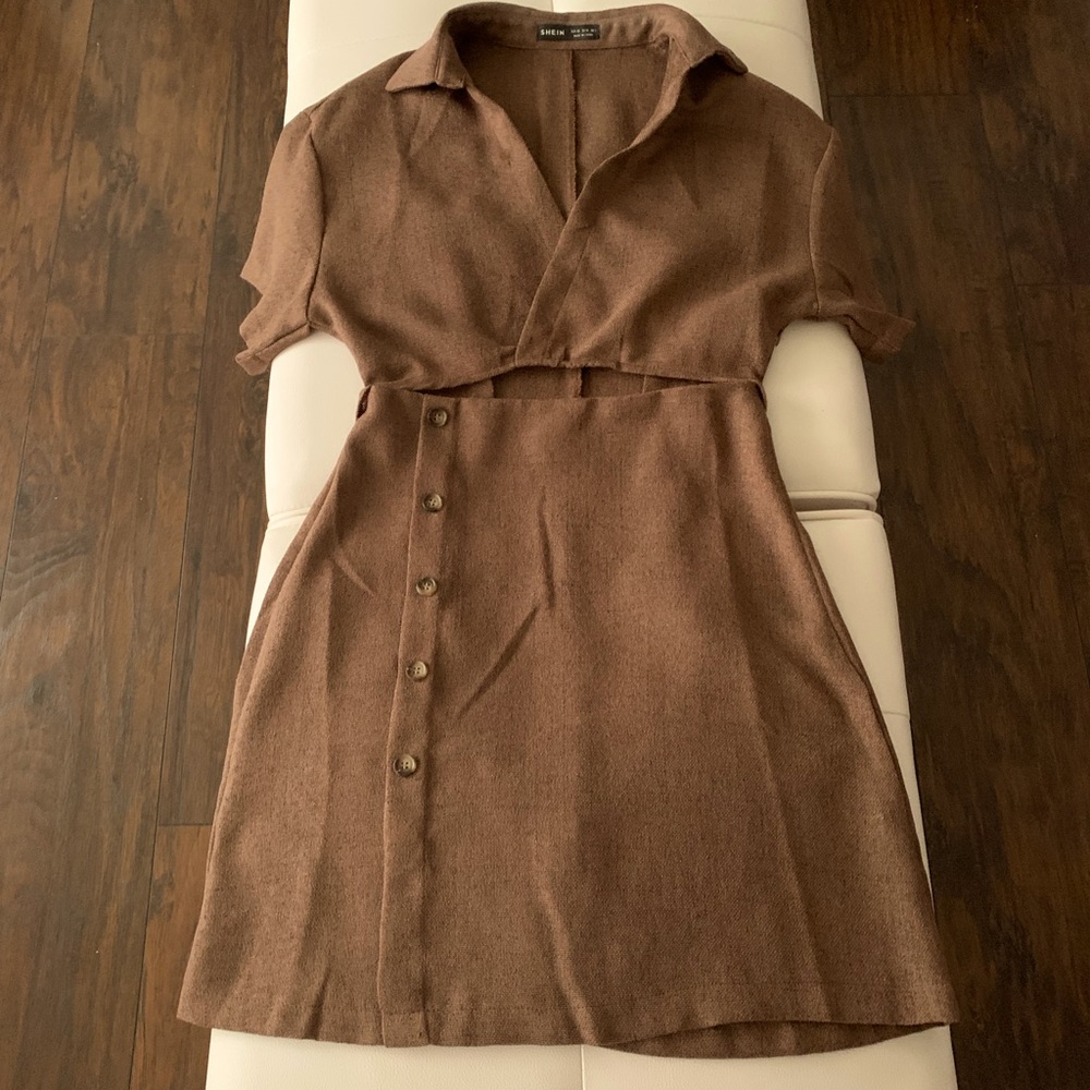 SHEIN CUTOUT DRESS (XS)